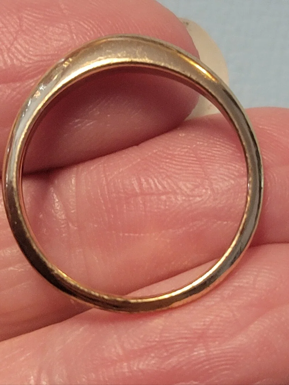 Dome Simple Gold Band Ring